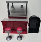 Bratz  2004  - Krazy Kool Diner   Jukebox Playset   2 Bar Stools