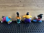 Disney s Goof Troop 4 Pc Pvc Figures Skateboard  Rollerblades  1990 s  b1 