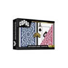 Copag 1546 Design 100  Plastic Playing Cards  Poker Size Red blue  jumbo Inde   