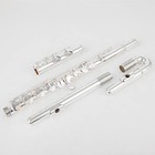 New Alto Flute G Tune 16 Closed Hole Keys Sliver Plated Professional Instrument 