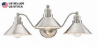 25 5  3-light Bathroom Vanity Light Modern Industrial Farmhouse Sconce 3 Colors