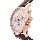 Breitling Transocean Chronograph Rose Gold Auto 43mm Strap Watch Rb015212 g738