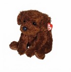 Vtg Ty Classic Plush Toy Flopper The Chocolate Lab Dog 2000 Dark Brown 16  Nwt