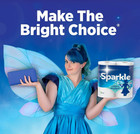 Sparkle Tear-a-square Paper Towels  2 Double Rolls  220 Sheets Total  - Strong 2