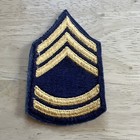 Korean War Era Us Army Chevrons Sm Gold blue Sergeant 1st Class