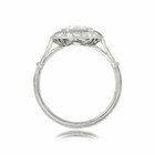 3 0ct Art Deco Style Asscher Cut Lab-created Diamond Engagement Ring 925 Silver
