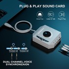 External Sound Card  Usb Audio Adapter For Pc Windows  Mac  Linux  Lap