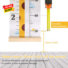 Baby Height Growth Chart Canvas Height Chart For Kids Baby Child Toddler Boys