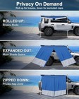 Car Awning For Suv truck Rv  Uv50  Sun Shade Waterproof Roof Rack Awning Blue