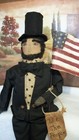 Pattern  Americana  Primitive Doll  24 In    Abe Lincoln  Dumplinragamuffin 230