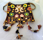 Rare Akrab - Berber Men s-unisex Antique Leather Embroidery Bag Moroccan Tribal