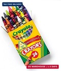 Crayola Crayons 24 Count Pack Of 2     48 Color Crayons For Kids   School