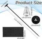 Automotive Fan Mounting Kits  2 Set Fan Balancing Kit  Radiator Fans Zip Ties Cl