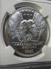 2025 Mesa Grande Nation  1 American Plains Bison Graded Ms 70 By Ngc