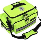 Fully Stocked Hivis Green Ems Medical Bag