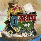 Vintage Las Vegas Nevada Snow Globe Casino Travel Souvenir