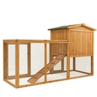 Ogrmar Chicken Coop Large Wooden Outdoor Bunny Rabbit Hutch Hen Cage With Ven   