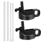 Wide Mouth Water Bottle Straw Lid For 12-64 Oz  Compatible With Hydro Flask  Dus