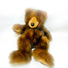 Vintage Tirro Russ Berrie Brown Teddy Bear 15  Plush Stuffed Toy  1820 Pellets