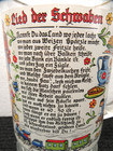 Song Of The Swabians German Tankard Rare   0 5 L  Gold Rim   See Pics  