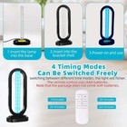 Uv Light Sanitizer 4speed Timing And Remote Control Uvc Home Disinfection Device