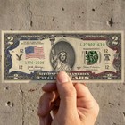 250th Anniversary  2 Bill     Statue Of Liberty   Genuine Legal Tender