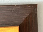 Wood Art Sailboat Framed Different Wood Used 7 5  Square Handmade Signed Rj