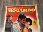 Mogambo Rare Original 1953 Us One Sheet Poster Clark Gable Ava Gardnergracekelly