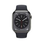 Apple Watch Series 8 45mm - Gps cell - Graphite Stainless Steel - Midnight Band