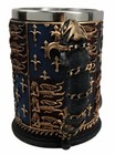 6 5 l Knights Coat Of Arms Mug Tankard 13oz Beverage Cup Resin   Stainless Steel