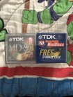 Tdk Md-sg74 10 Minidiscs With Storage Case Sealed