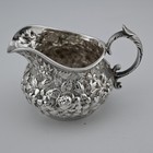 Sterling Silver A Jacobi   Co Baltimore Repousse Creamer Jug Pitcher  no Mono