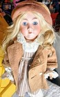Handwerck Antique Bisque Head Doll 23  Jointed Compo Body Sleep Glass Eyes