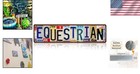 15 75x3 94 Inches Vintage Equestrian Metal Sign - Ideal For Indoor   Outdoor Use