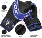 Kids Boxing Gloves 4oz 6oz Junior Training Mitts Maya Leather Muay Thai Sparring