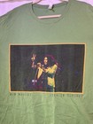 Bob Marley Live In Concert T Shirt Xl Green Bella Canvas 100  Cotton Reggae