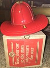 Vintage Texaco Fire Chief Helmet Boxed  1960s Read