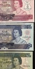 Solomon Islands 1977 Matching Serial Numbers A 1 Set  2  5  10