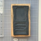 Art Impressions New Rubber Stamp Wooden Country Farm Stand
