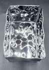 Alessi Delta Airlines Rect  Sugar Caddy Stainless Steel Chrome Hammered New 