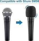 Windscreen For Sm58  6pack Microphone Pop Filter Foam Cover Shure Black