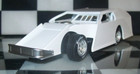 White Blank 1 32 Pull Back Dirt Open Wheel Modified Diecast Car