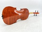 4 4 Full Size Acoustic Violin A Piece Of Flame Maple Ebony Fittings Case bow
