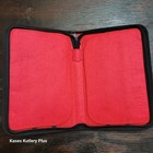 Pocket Knife Storage Zip Up Case Holds Up To 16 Knives Red Velvet Lining Ac141