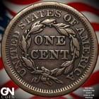 1853 Braided Hair Large Cent Z2893