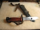 Polish Bayonet Fighting Knife With Wire Cutter Scabbard