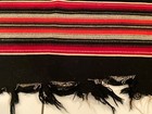 1950 s Large 78x48  Chimayo Blanket Rug Tapestry Whirling Log Swastika Tribal Sw