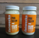Fatworks Organic Grass-fed Beef Tallow  - One Or Two Jars 14 Oz Each