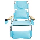 Ostrich The Deluxe 3n1 Lightweight Outdoor Beach Lounge Chair  open Box 