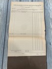 Vintage Railroad Work Order Form Pad With Material   Labor Tracking Fields